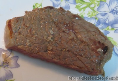 Bistec de poltre a la planxa
